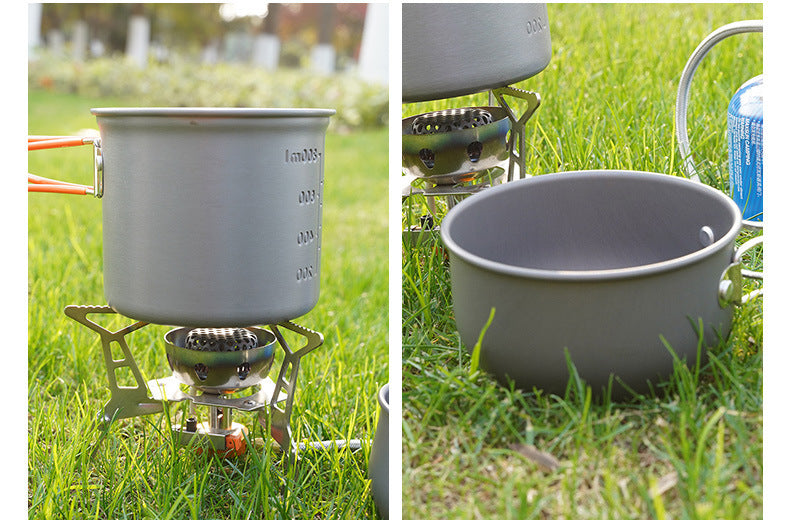 Home Gadzo Outdoor Camping Cookware Portable Pot for Travel & Picnic